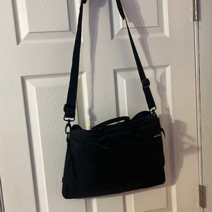 Black laptop bag